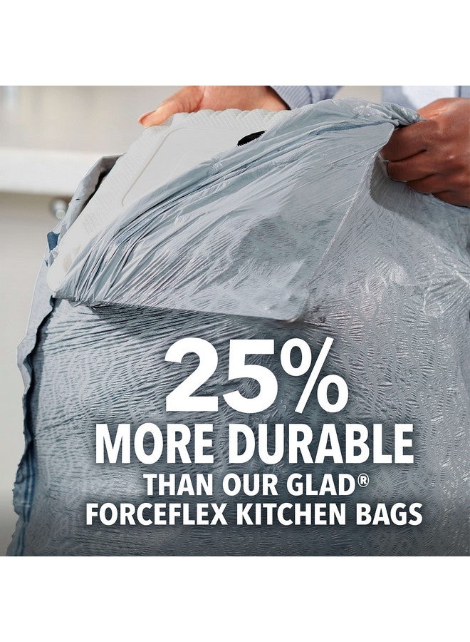 Glad ForceFlex MaxStrength XL Kitchen Trash Bags, 20 Gal, Fresh Clean, 80 Ct (Package May Vary) - Image 2
