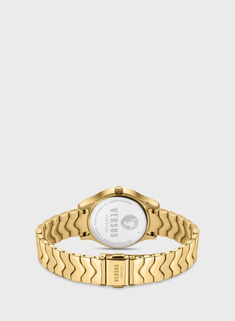 VERSUS VERSACE Steel Strap Analog Watch