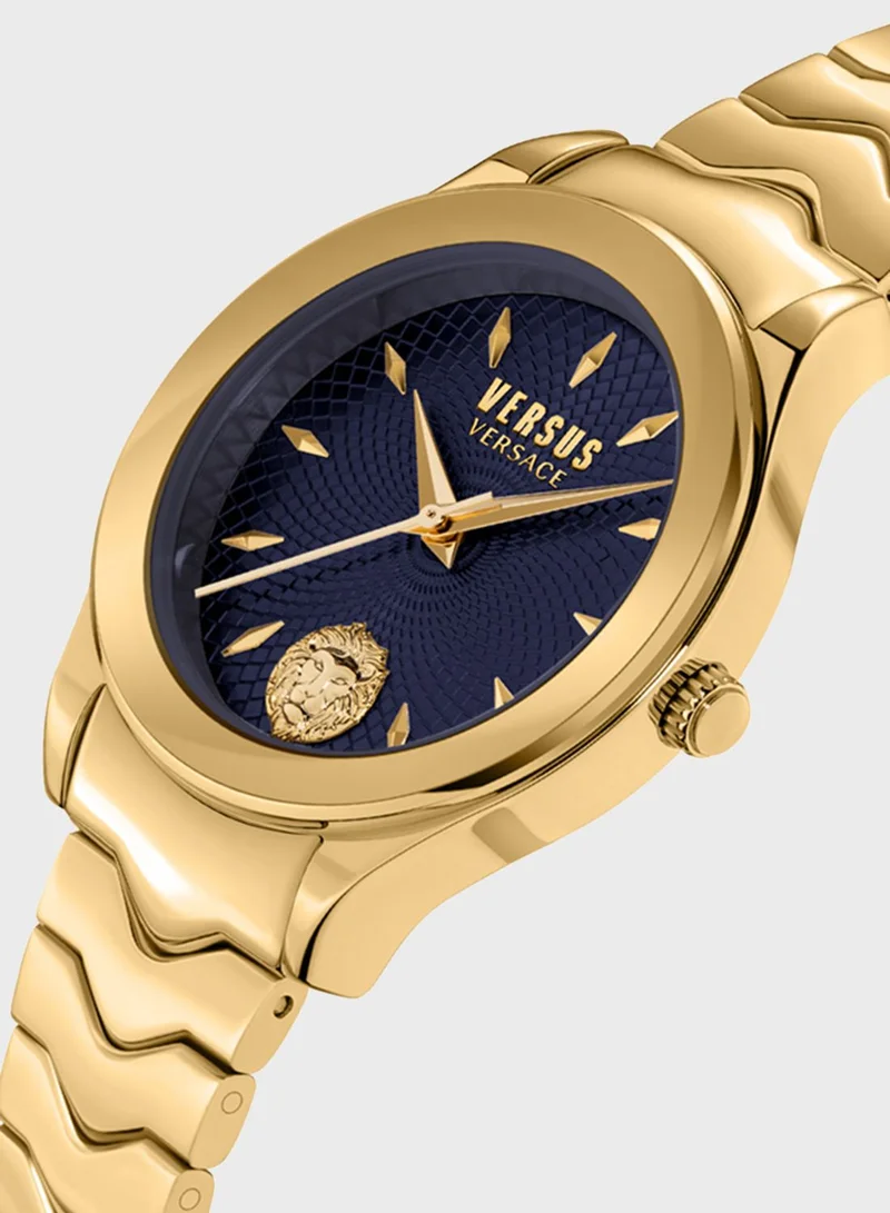 VERSUS VERSACE Steel Strap Analog Watch