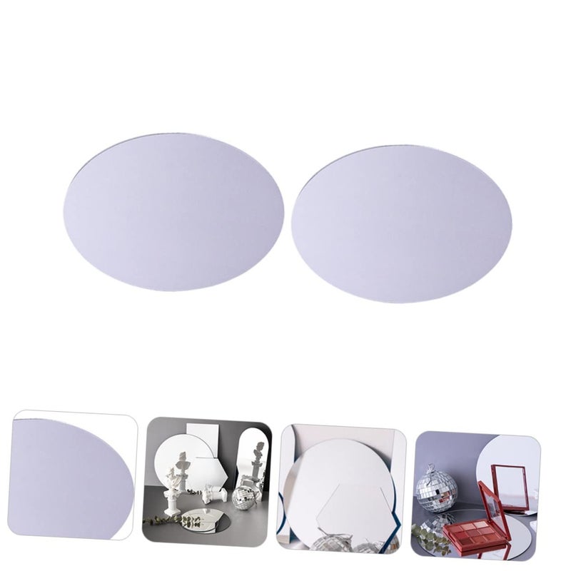 Reflective Mirror Photography Tool 4PCS 18x18cm Light Grey Background Prop - Image 5