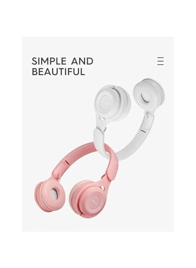 Generic Upgraded Hybrid Noise Cancelling Headphones with Transparent Modes Wireless Bluetooth with Mic Deep Bass Soft-Earpads Hi-Fi Audio Comfortable Fit Long Playtime for Home Office Travel Over Ear White  - Image 4