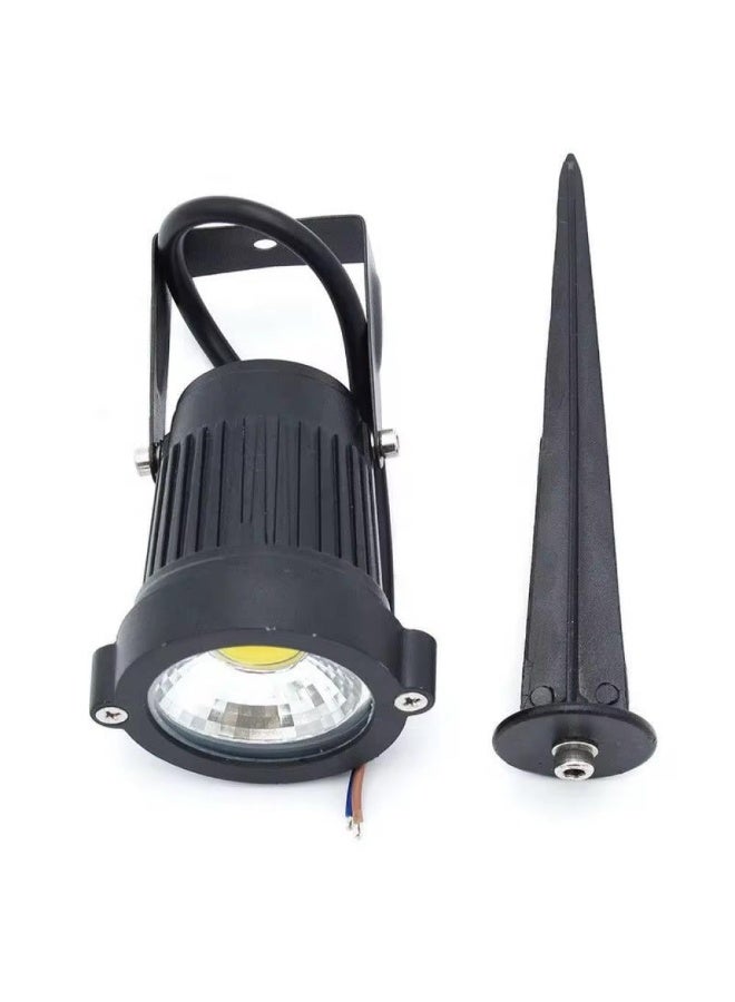 Qenos 7W Waterproof Outdoor LED Planting Light for Gardens and Pathways - Black - Image 5
