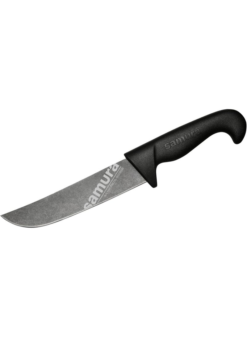 Samura SULTAN PRO Stonewash Chef's Knife 6.5"/166 mm, Black handle
