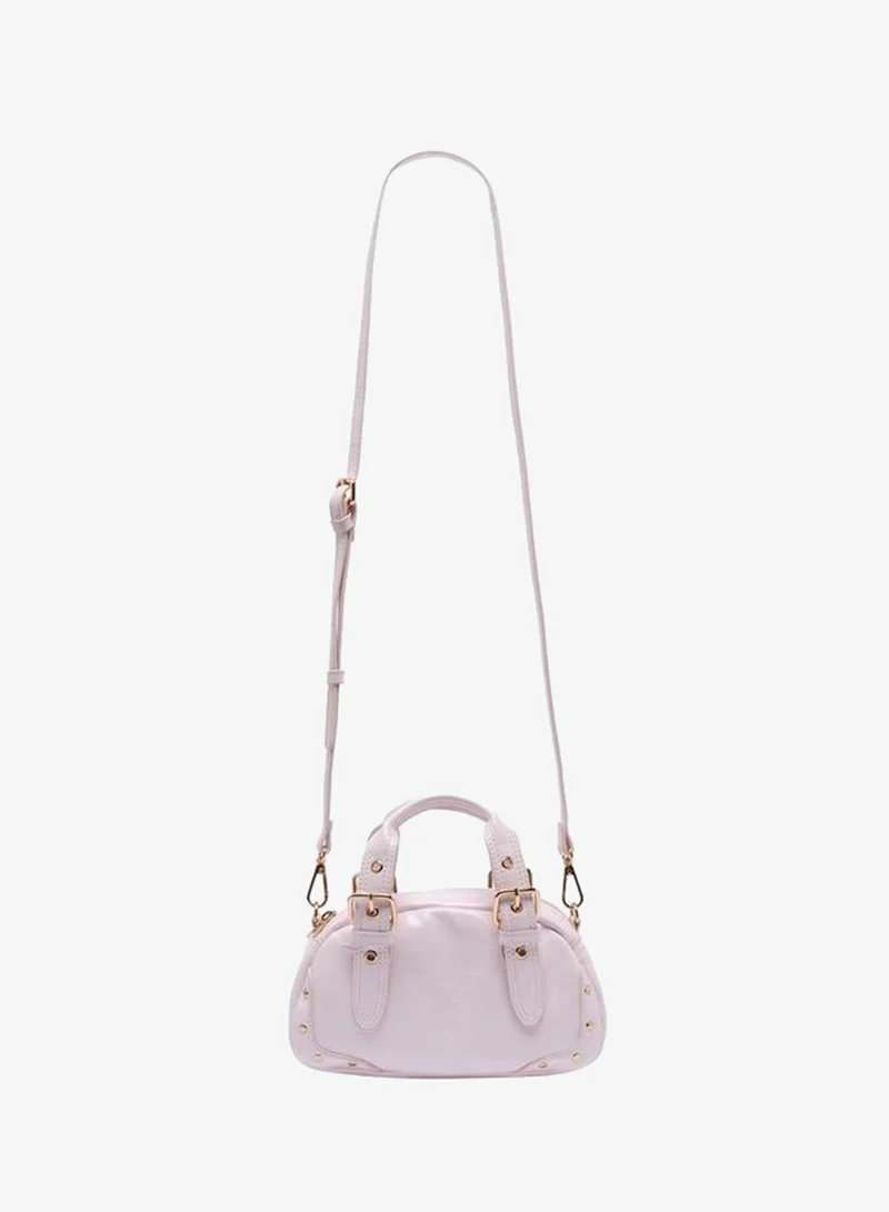 Flora Bella By Shoexpress Buckle Detail Tote Bag With Detachable Strap