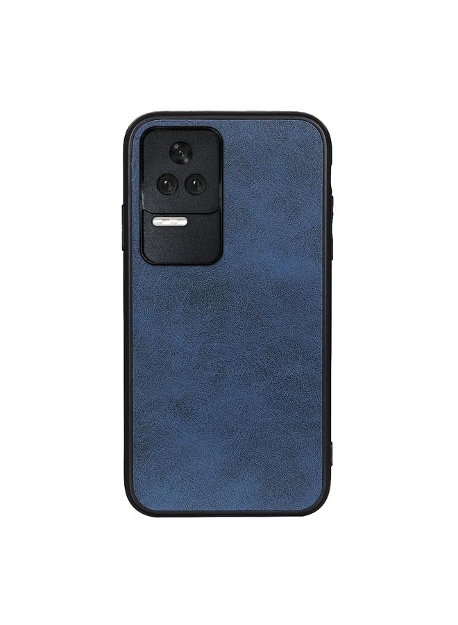 إيروريكس جراب لهاتف Xiaomi Redmi K50/K50 Pro إصدار ثقب دقيق من جلد البقر ثنائي اللون وملمس البولي يوريثان جراب هاتف مقاوم للصدمات - Image 1