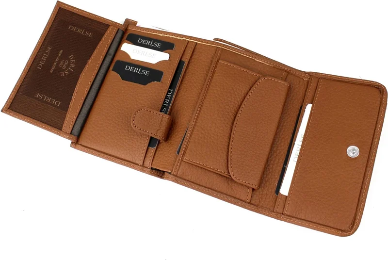 ديرسي كلوب Women Genuine Leather Wallet Card Holder