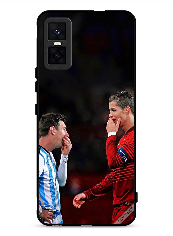 Covernex Infinix GT 30 Pro Protective Case Cover Ronaldo & Messi In One Frame - Image 1
