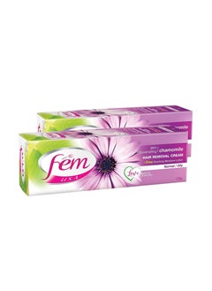 Hair Removal Cream With Blossom Flowers 120 Grams Pack of 2