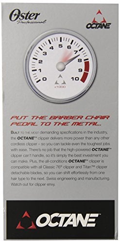 Oster Pro Adjustable Hair Clippers & Hair Cutting Kit, 1 CT (Gray (Cordless)) - Image 3