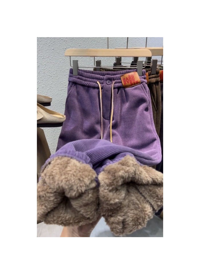 Generic - Comfy Warm Cotton Pants Winter Dark gray - Image 1