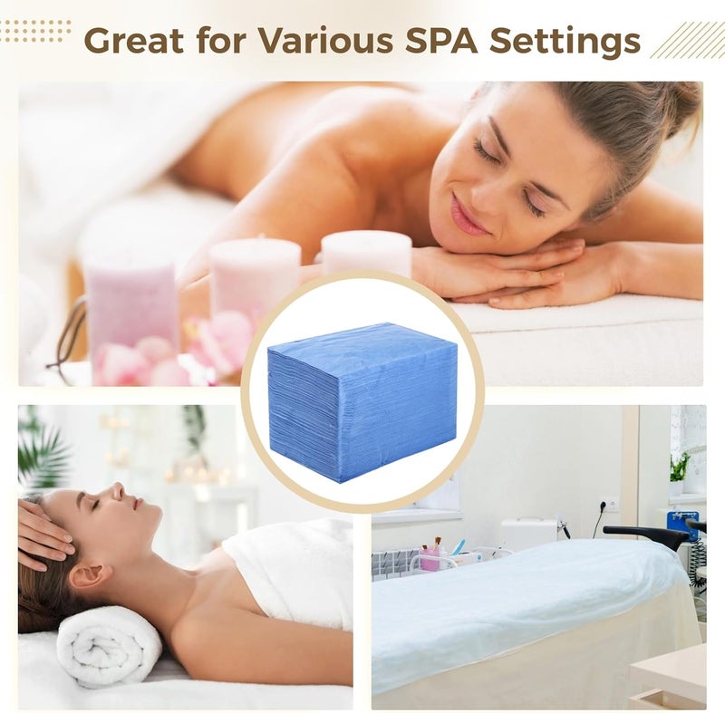 100 Count Disposable Bed Sheets, Pp Non-Woven Covers For Lash Salons And Massage Tables, Waterproof, Size 31 X 71 Inches, Essential For Hygienic Spa Practices - Image 4