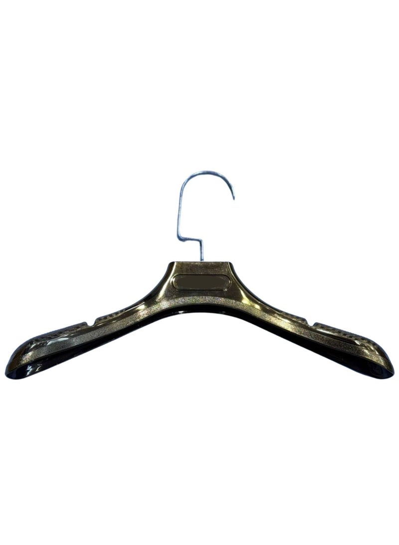 ORTUK 12pcs Wide Shoulder Hanger Non Slip Coat Hangers, Plastic Suit Hanger with 360° Rotatable Swivel Hook, Strong Detachable Clothes Hanger for Coats, Jackets, Blazers, Sweaters, Dresses Men Women 39cm - Image 2