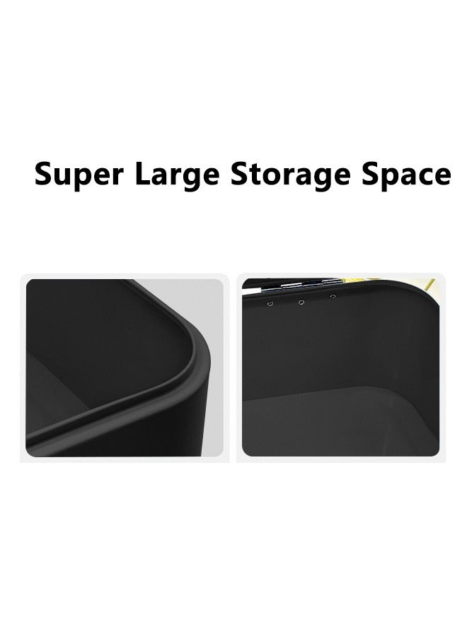 شو وو 4-Piece Large Capacity Stainless Steel, Coffee Kitchen Canister, Sugar Organizer, Tea Storage Box, Coffee Storage Jars, Bread Storage Bin Kitchen Containers Storage Set - Image 5