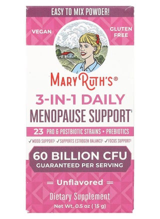 3-in-1 Daily Menopause Support Unflavored 60 Billion CFU 0.5 oz (15 g) - pzsku/Z8BE0A34BFD33E14EE829Z/45/_/1728743135/2612d23c-f11d-41b3-a29a-09c822edacc0