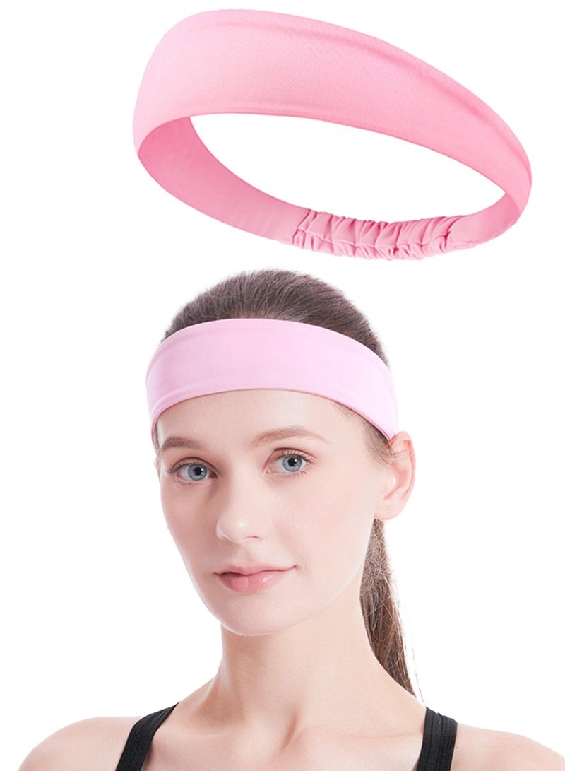 QUTOOB Fashionable Breathable Hairband, Sports And Yoga Headband Sweatband for Girls Women, Ideal For Fitness Workout, Running, Jogging Basketball Football Dancing Cycling Hiking Camping, Enhance Your Style - Image 1