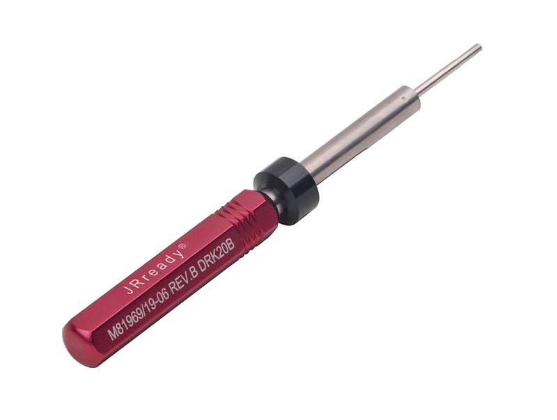 JRready DRK20B Removal Tool Applied to remove MIL series round contacts without any damages to the electric connectors - Image 4