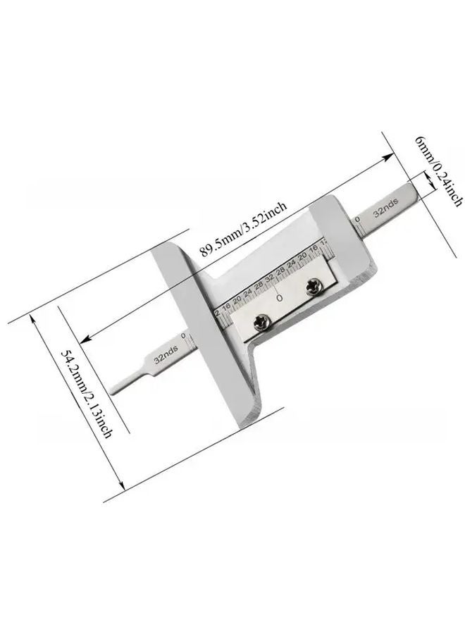 Metric Calipers Heavy Duty Vernier Carbon Steel 5cm 0 01mm Resolution - Image 4