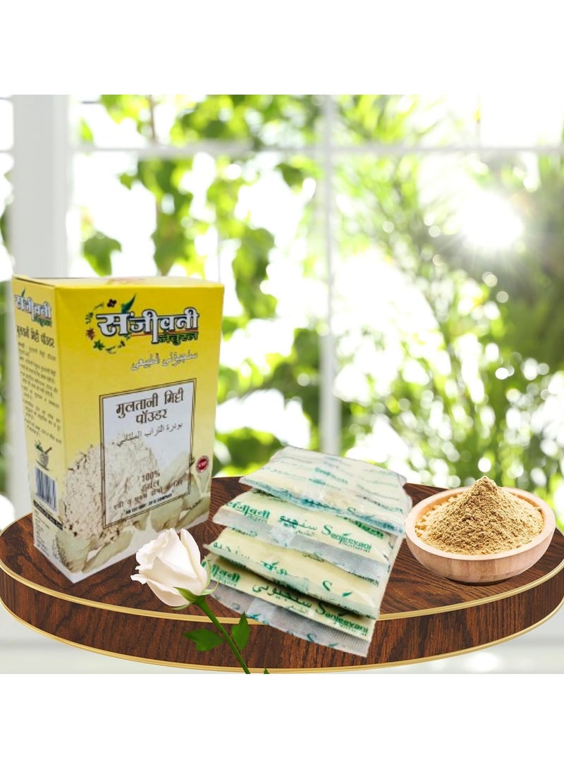 Sanjeevani Natural Multani Mitti Powder 100g-For Skin&Hair - Image 2