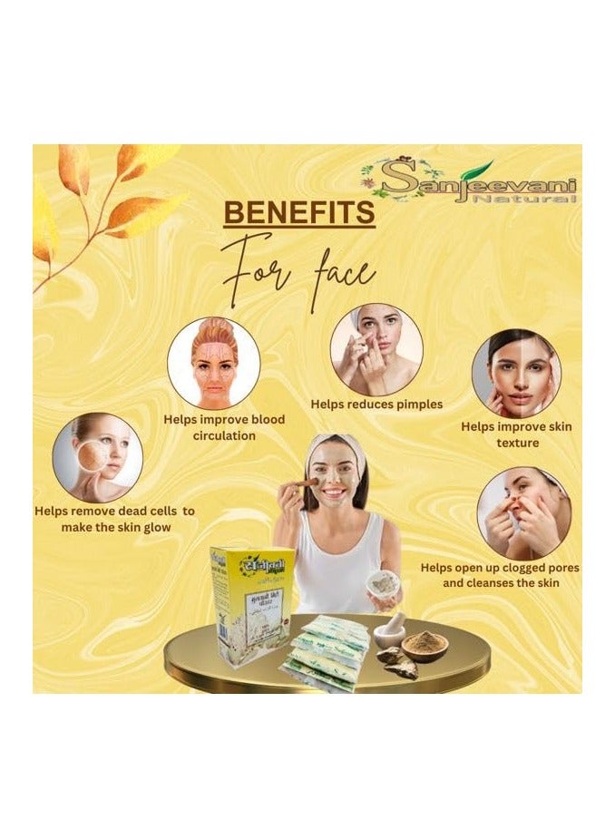 Sanjeevani Natural Multani Mitti Powder 100g-For Skin&Hair - Image 5