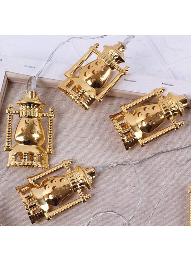 erorex Ramadan Lantern Gold Led Lantern Light - Image 2