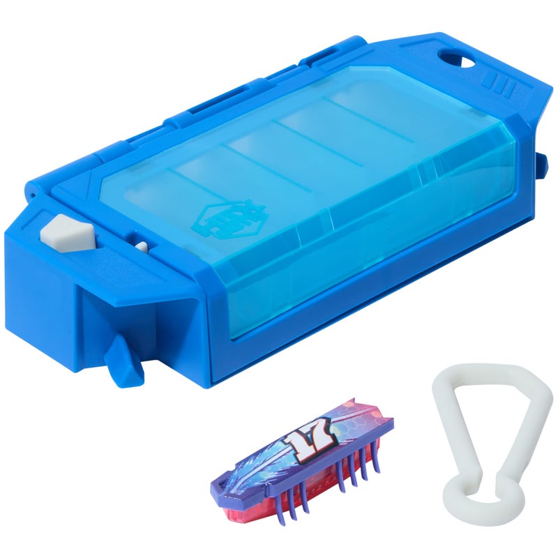 HEX Bots Nano On-The-Go Launcher with 1 Bonus Flash Nano, Autonomous Mini Robot Sensory Toy and Carrying Case, Toy Playsets for Kids Ages 3 and up - Image 1