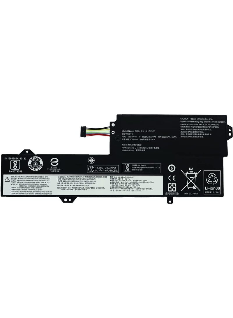 Terabyte L17L3P61 Compatible Battery with IdeaPad 320S-13IKB Yoga 330-11IGM 720-12IKB FLEX 6-11IGM Series (L17C3P61, L17M3P61, 5B10N87357 - Image 3