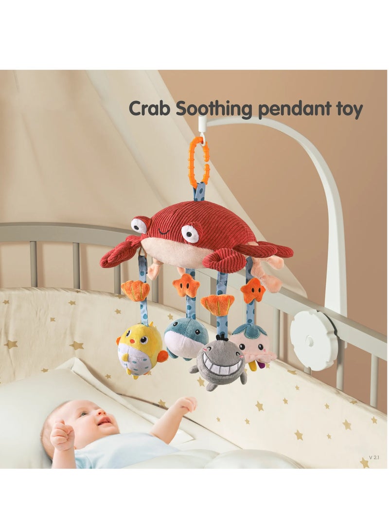 Baby Crib Mobile Set,  3 in 1 Crib Toys with Remote Control, Musical Light, Soft Animals Hanging Rattle Toys,  Mute Spin Motor Nursery Sleeping Machine for Infant 0-9 Months Newborn Toddler Gifts - Image 3