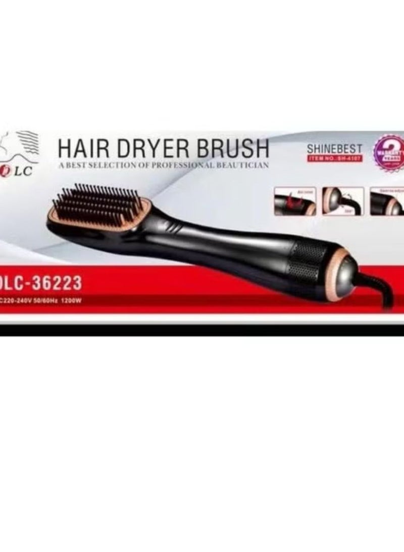 دينكس فرشاة تجفيف الشعر DLC-936223 أسود / بيج