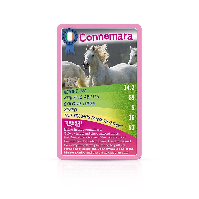 Top Trumps Horses and Ponies and Unicorns Classic Card Game, Learn Facts About Falabella, Shetland and The Andalusian in This Educational Packed Game, Gift and Toy for Boys and Girls Aged 4 Plus - Image 3
