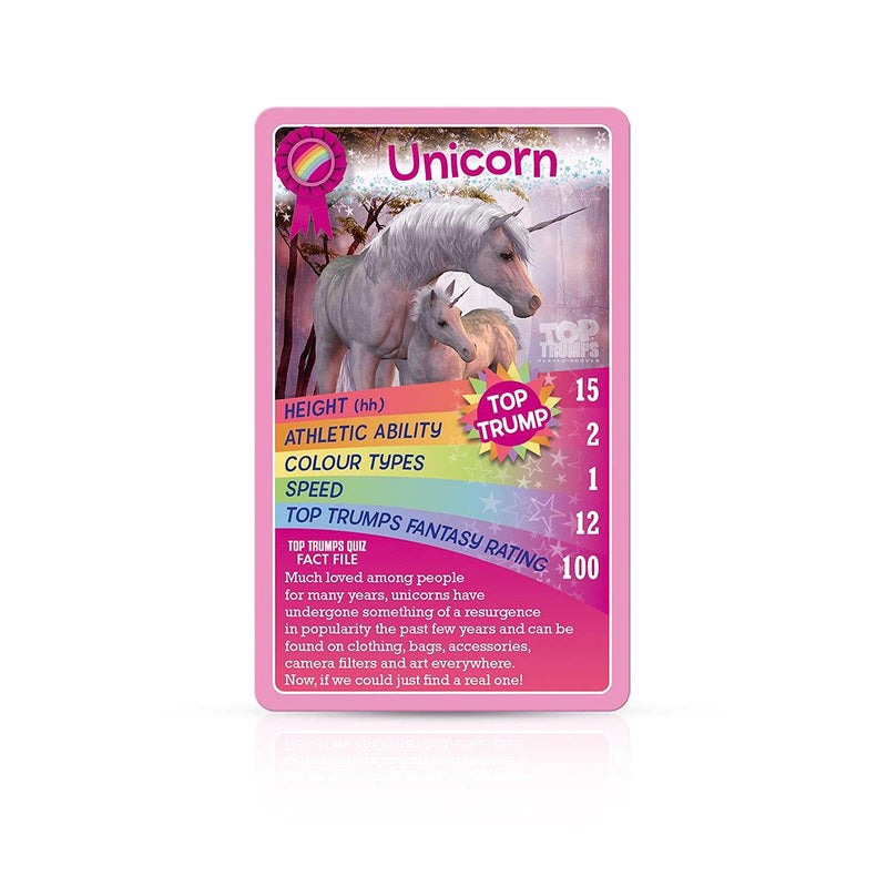 Top Trumps Horses and Ponies and Unicorns Classic Card Game, Learn Facts About Falabella, Shetland and The Andalusian in This Educational Packed Game, Gift and Toy for Boys and Girls Aged 4 Plus - Image 5