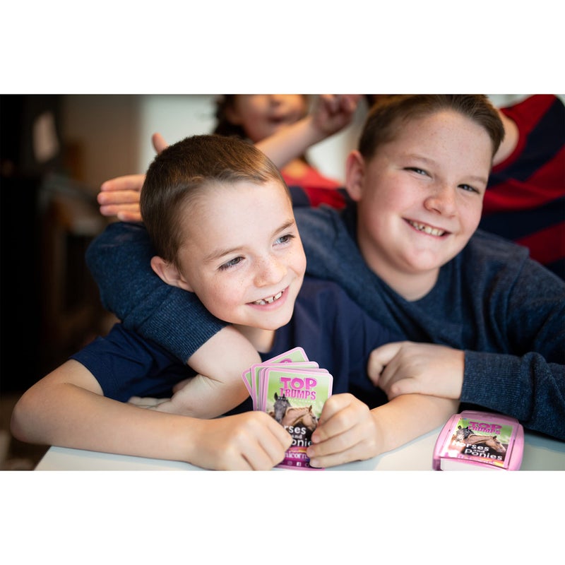 Top Trumps Horses and Ponies and Unicorns Classic Card Game, Learn Facts About Falabella, Shetland and The Andalusian in This Educational Packed Game, Gift and Toy for Boys and Girls Aged 4 Plus - Image 2