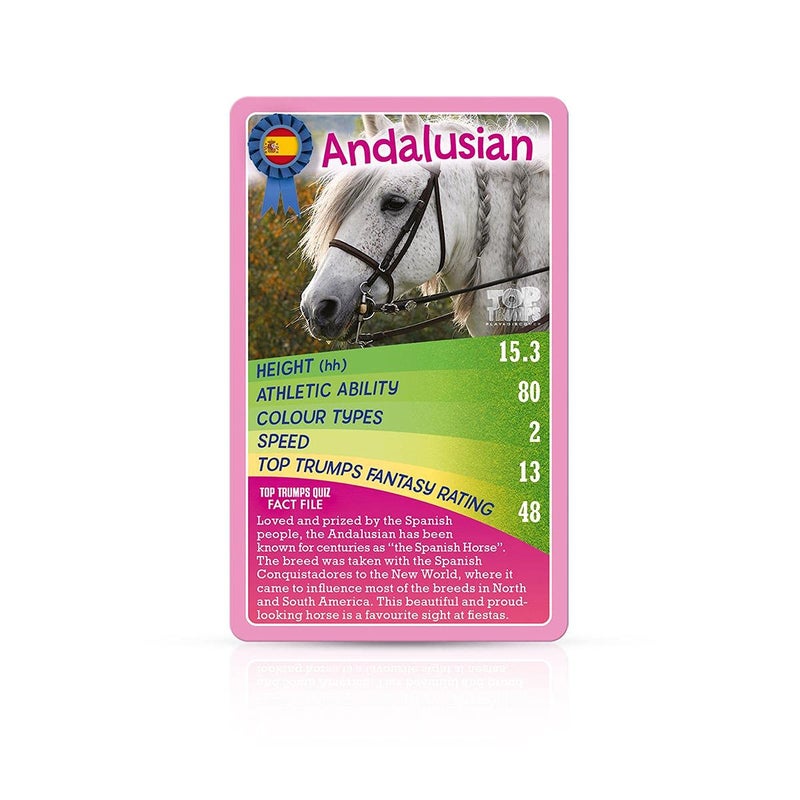 Top Trumps Horses and Ponies and Unicorns Classic Card Game, Learn Facts About Falabella, Shetland and The Andalusian in This Educational Packed Game, Gift and Toy for Boys and Girls Aged 4 Plus - Image 4