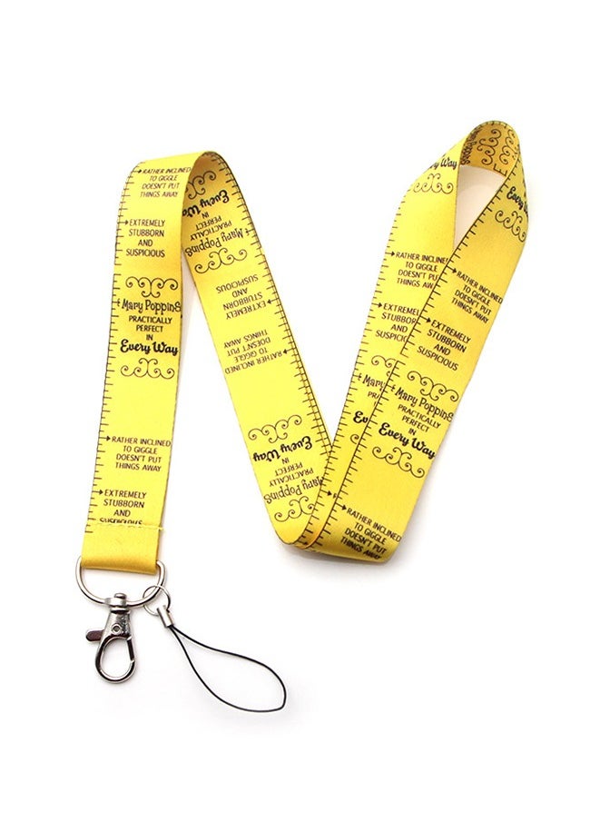 Generic - Mary Poppins Neck Strap Lanyard Keychain- Versatile DIY Polyester Hanging Rope,ID Credit Card Pass Lanyard for Gym,Company, school,Keys & Accessories - Image 1