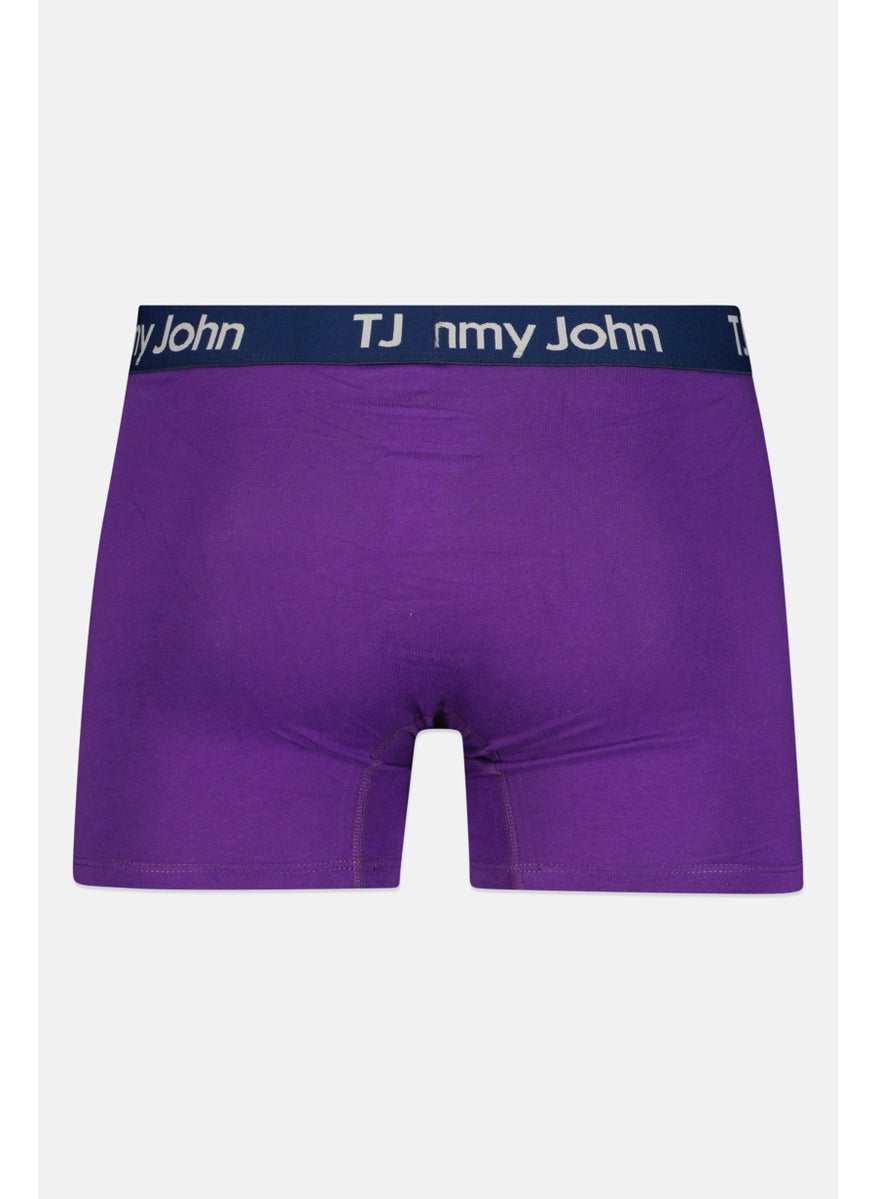 Tommy John - Men 2 Pack 4 inseam Brand Logo Boxer Briefs, Multicolour - Image 1