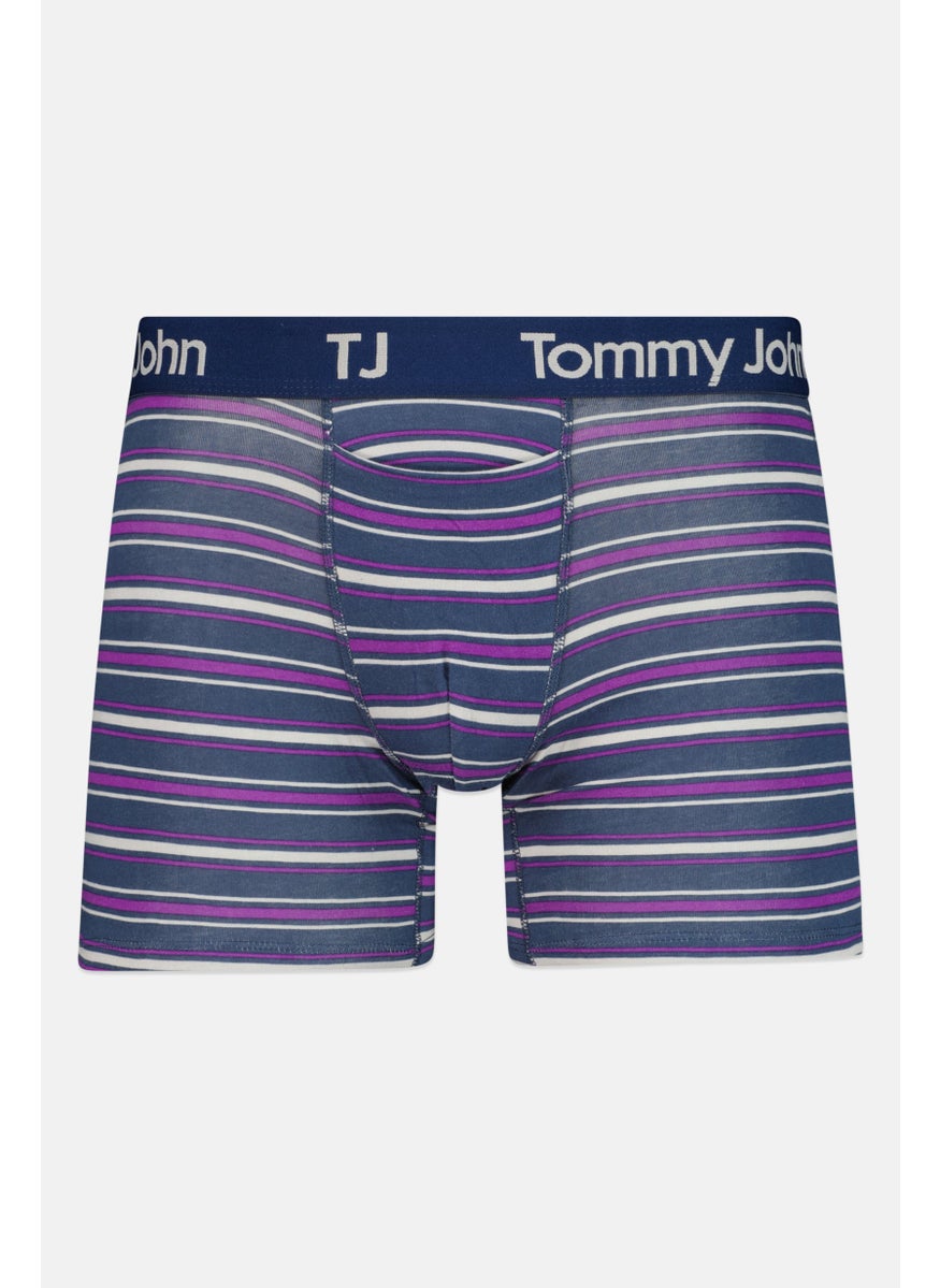 Tommy John - Men 2 Pack 4 inseam Brand Logo Boxer Briefs, Multicolour - Image 1
