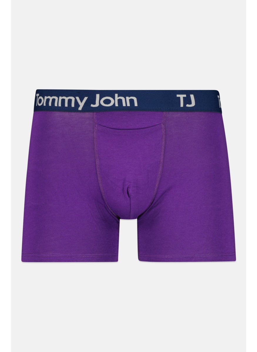 Tommy John - Men 2 Pack 4 inseam Brand Logo Boxer Briefs, Multicolour - Image 1