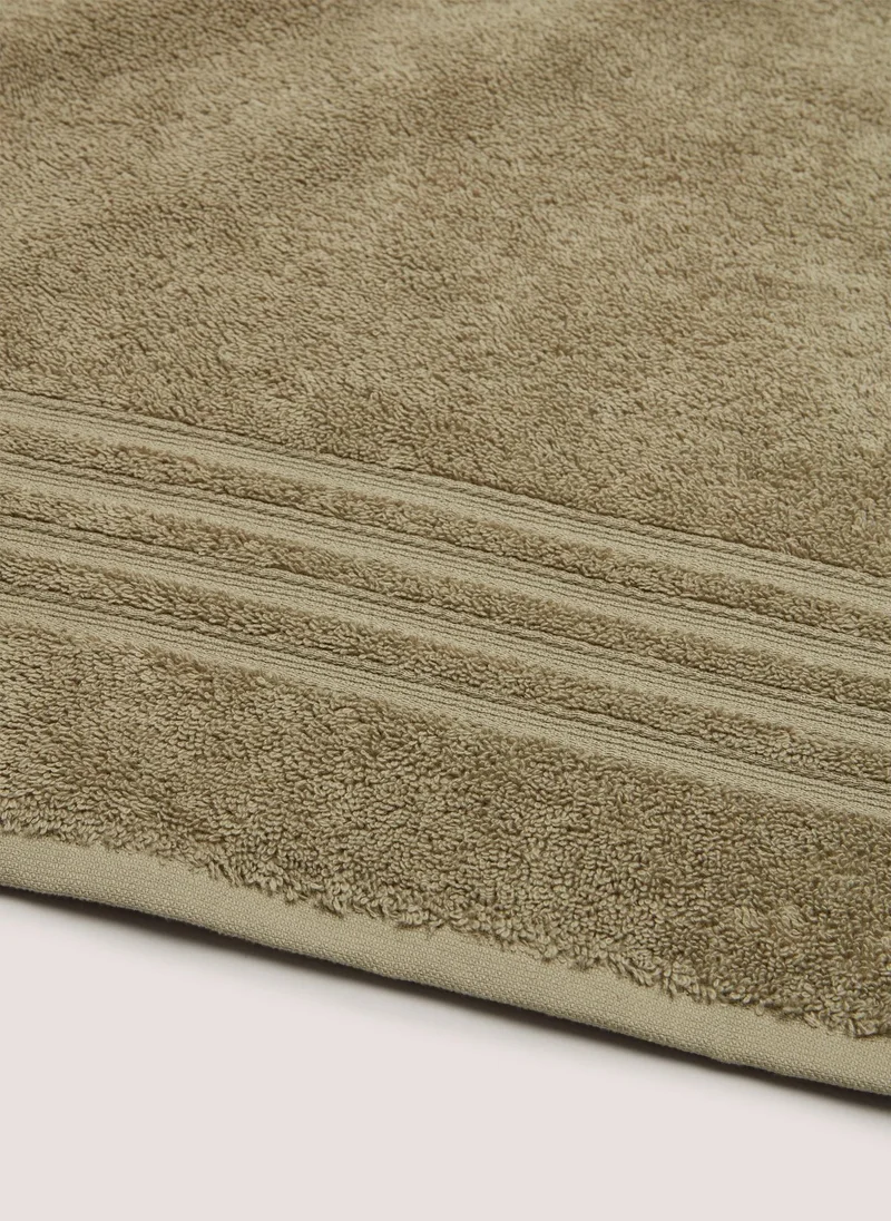 Matalan Sage Green 100% Egyptian Cotton Towels
