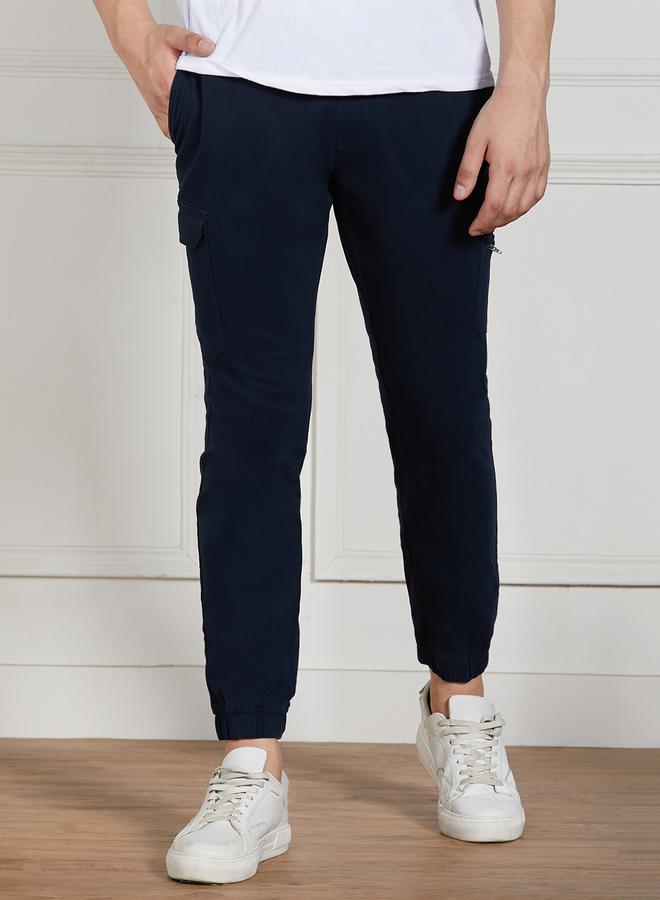 دينيس لينغو بنطلون رياضي كارجو قطني ليكرا مطاطي بقصة عادية - Image 1