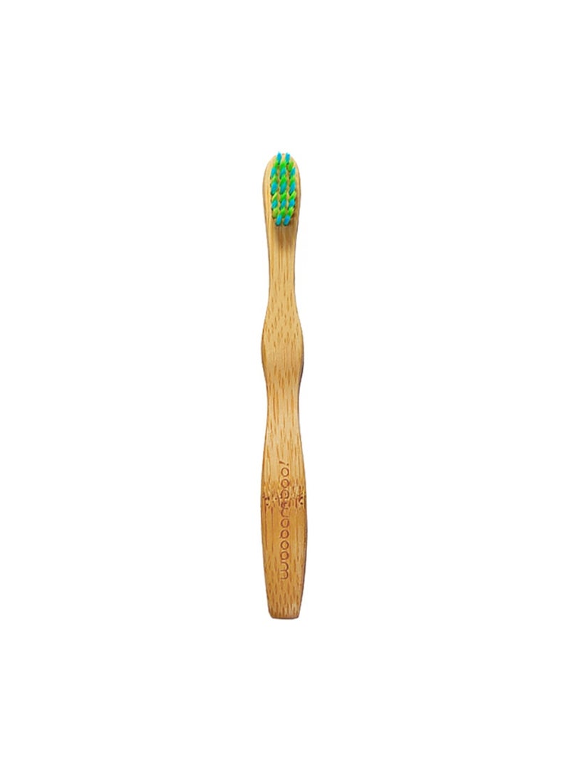 WooBamboo Kid's Bamboo Super Soft Toothbrush, Pack Of 1 - Image 2