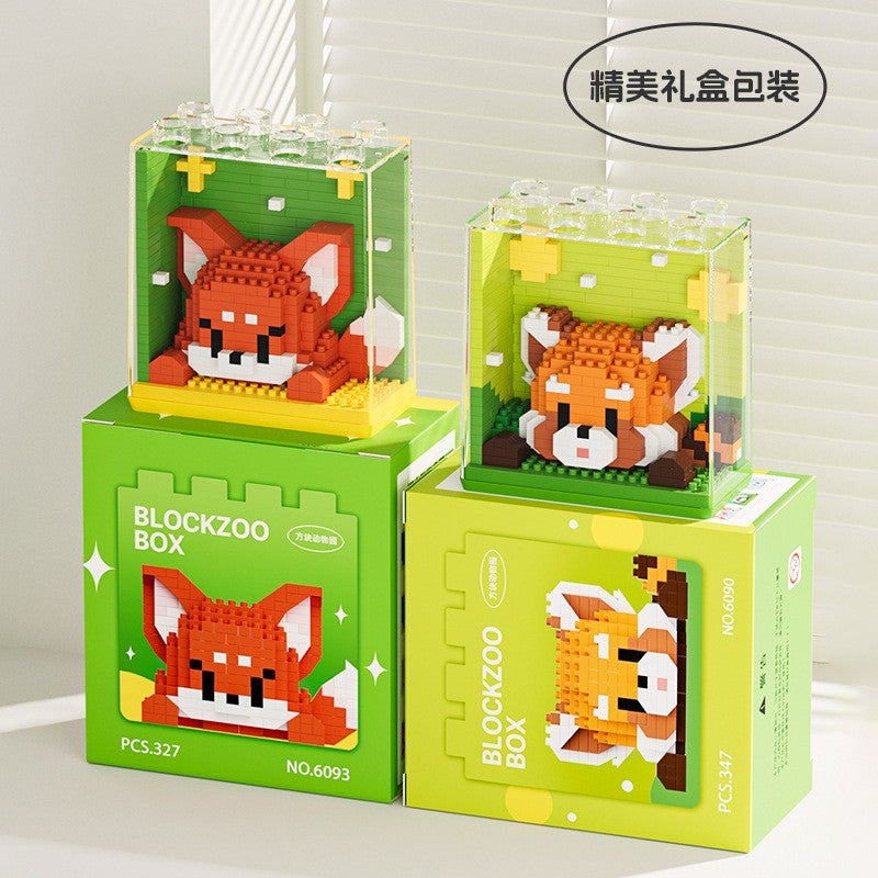 Zoo Series Building Blocks Toys, Micro-Particle Toys, Leisure Educational Building Blocks 6089-6100 - Image 3