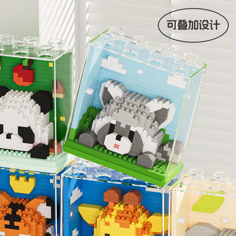 Zoo Series Building Blocks Toys, Micro-Particle Toys, Leisure Educational Building Blocks 6089-6100 - Image 5