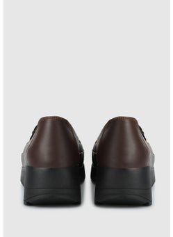 eclipse Brown Leather Women's Shoes  - Image 4