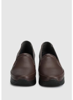 eclipse Brown Leather Women's Shoes  - Image 3