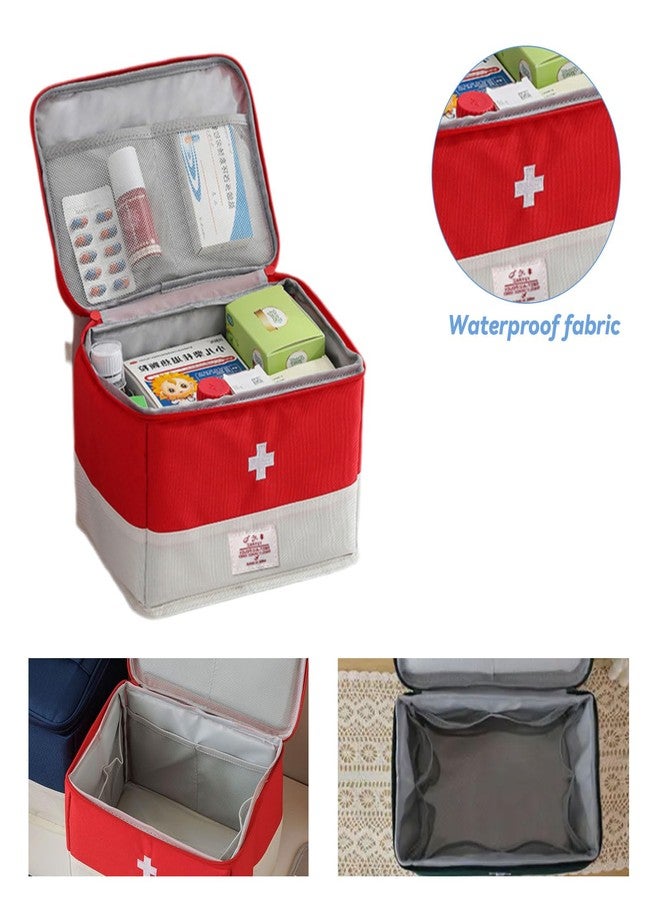 XPAPOV Travel Medicine Bag Organizer, Medical Bag Empty, for Home, Travel, Camping, Car, Hiking & Outdoor Emergencies, Emergency Medical Kits - Image 5