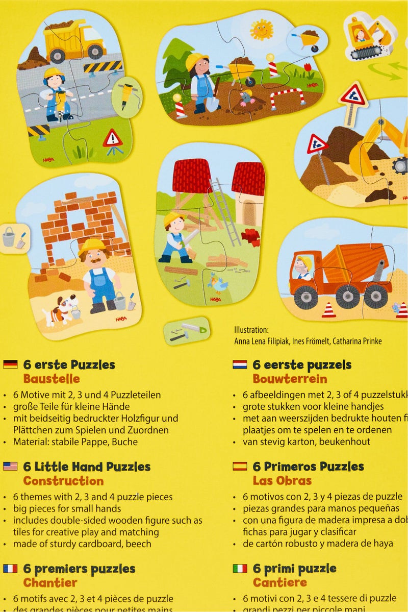 HABA 6 First Puzzles Construction Site  - Image 3