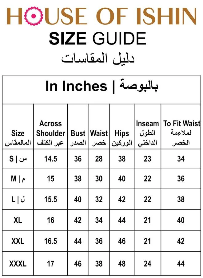 ISHIN  Regular Fit Three-Quarter Sleeve Floral Printed Green Cotton Woven Palazzo Kurta Set For Women Flat Collar Perfect For Wedding And Engagement Pull On Closure for Women | Best Price UAE