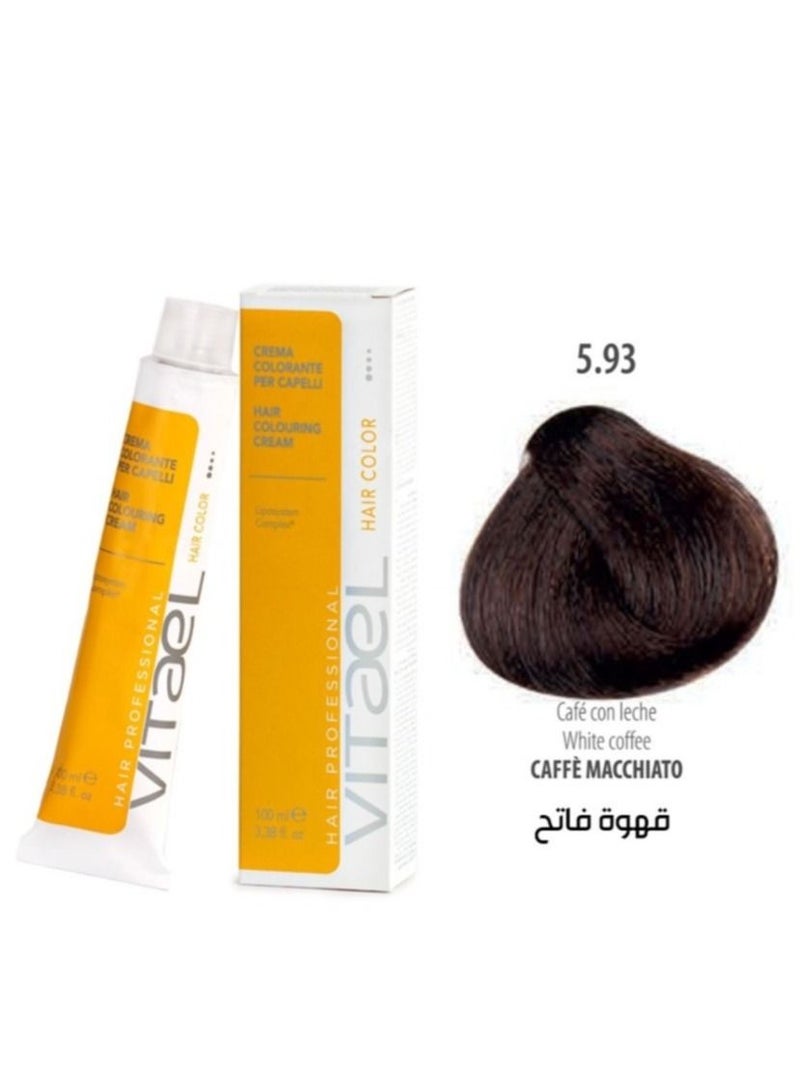 VITALE Light coffee hair dye 100 ml - Image 1