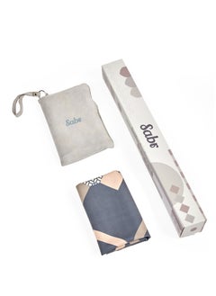 Sabr Sabr 'Abu Dhabi' Compact Prayer Mat with Travel Pouch - Portable Prayer Mat  - Image 3