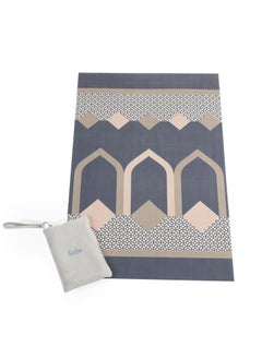 Sabr Sabr 'Abu Dhabi' Compact Prayer Mat with Travel Pouch - Portable Prayer Mat  - Image 2