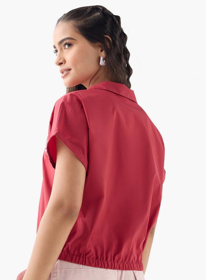 اس بي كاركترز قميص توم وجيري مطرز بحافة مطاطية - Image 3